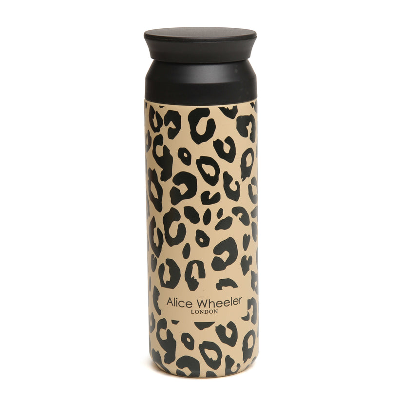 Alice Wheeler Water Bottle 500ml Leopard
