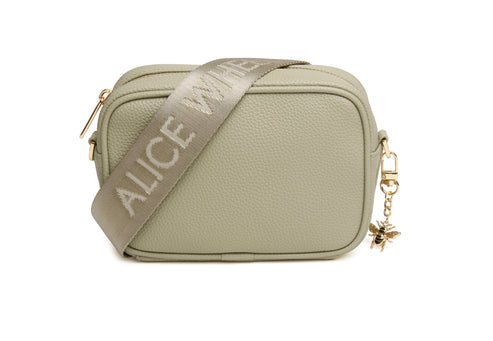 Alice Wheeler London Pistachio Mini Soho  Crossbody Bag