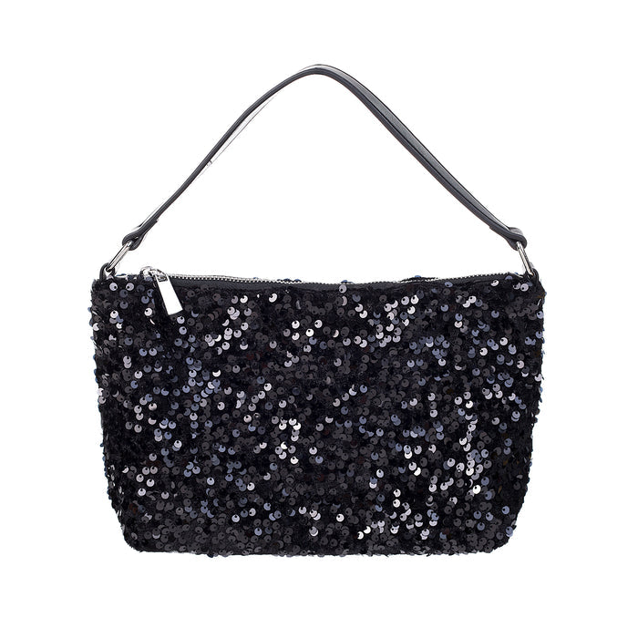 Accessories by Park Lane Bag.75 Black Sequin Bag