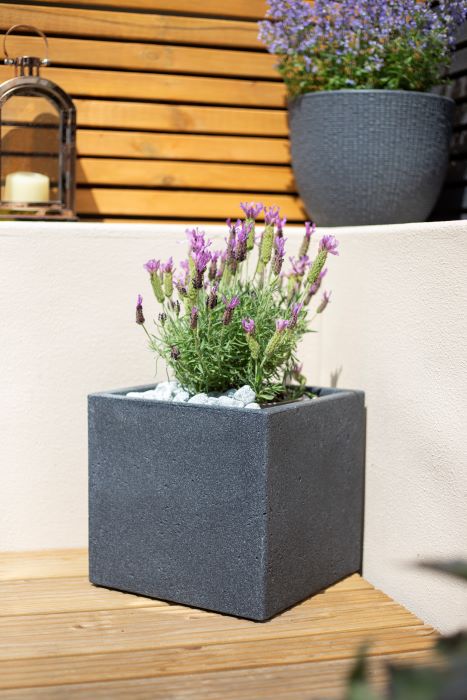 Beton Cube Black 30cm
