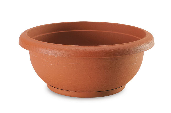 Treadstone Bowl with Saucer Terracotta