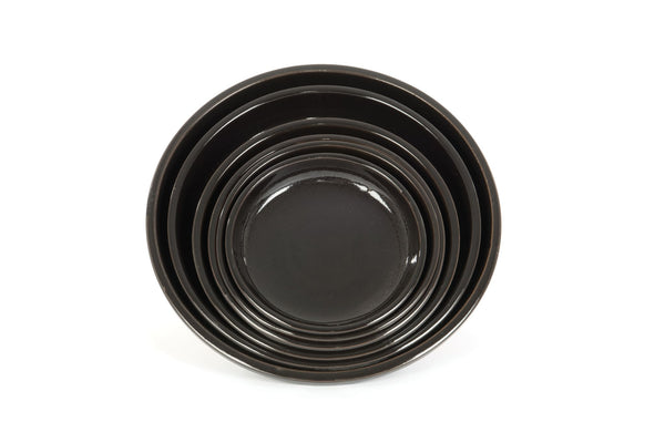 Woodlodge Blossom Saucer Black