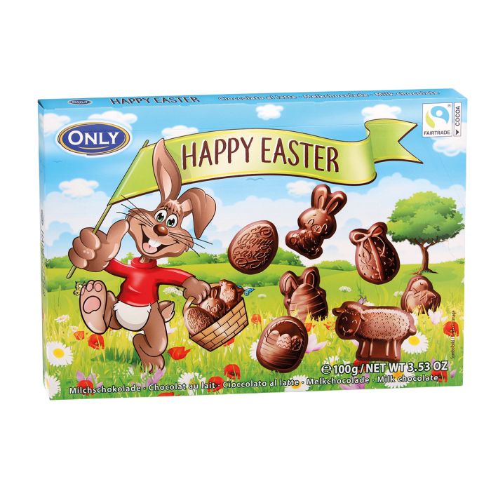 Only Fairtrade Happy Easter Figures 100g