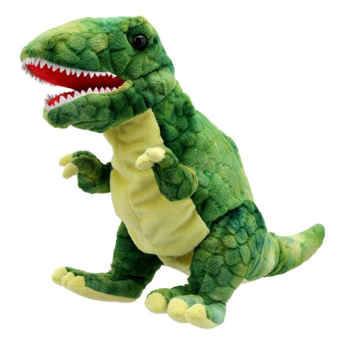 The Puppet Company Baby Dinos - Baby T-Rex (Green)