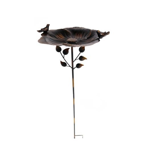 Greenkey Bird Bath Stake Leaf
