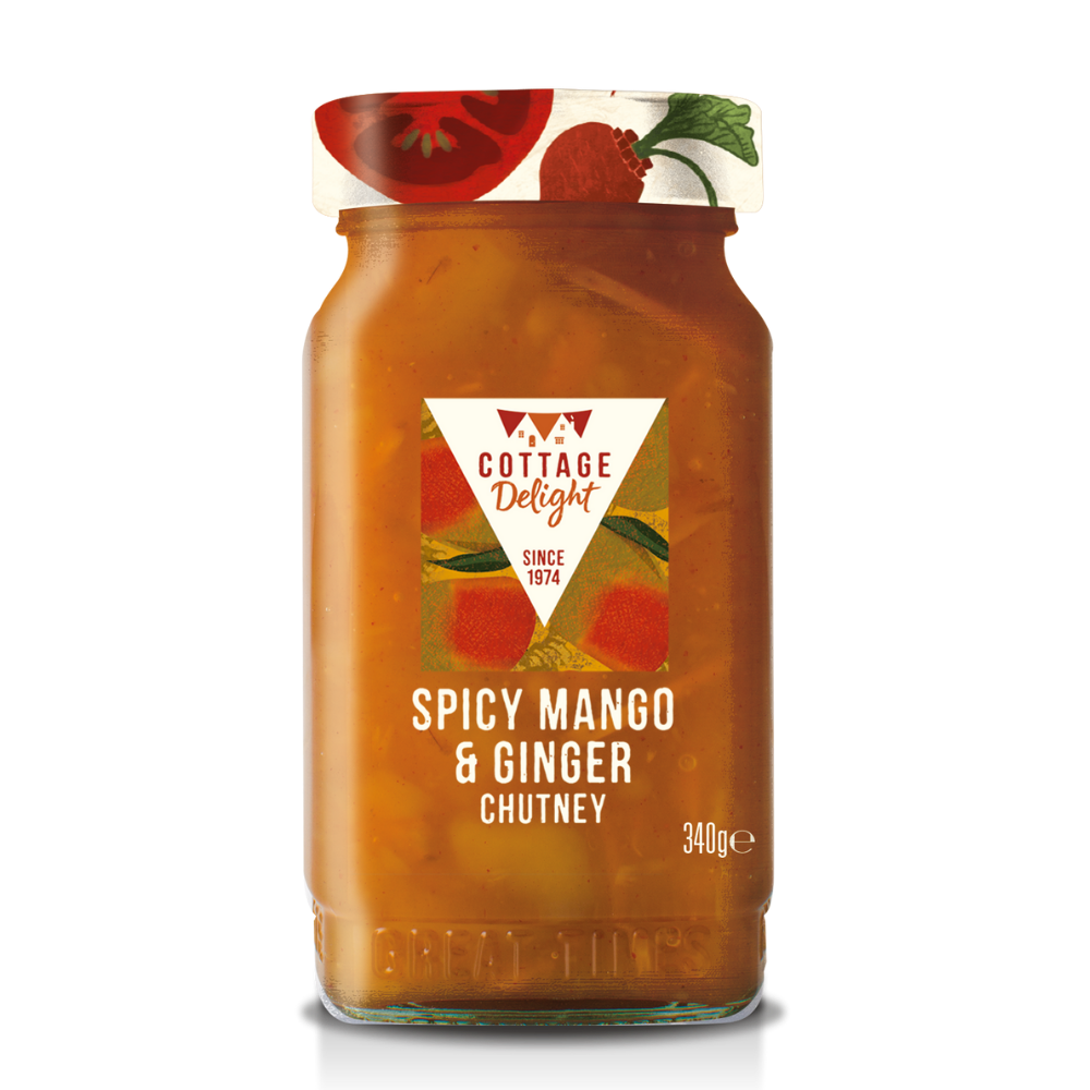 Cottage Delight Spicy Mango & Ginger Chutney 340g