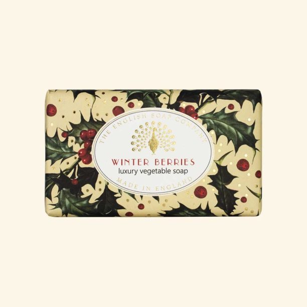 The English Soap Company Winter Berries Christmas Soap