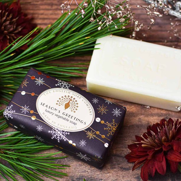 The English Soap Company Season’s Greetings Christmas Soap