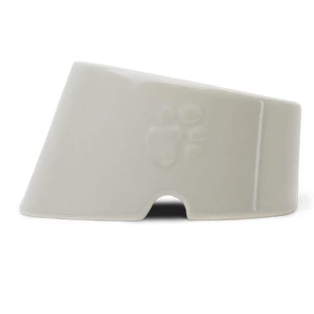Scruffs Classic Flat Faced Pet Bowl 18cm Light Grey