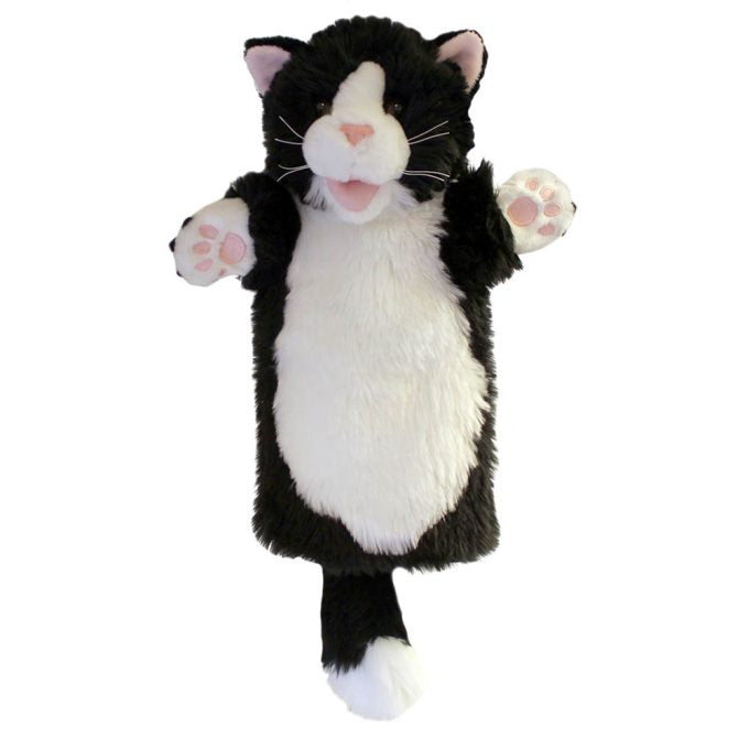 The Puppet Company Long-Sleeved Puppets - Black & White Cat