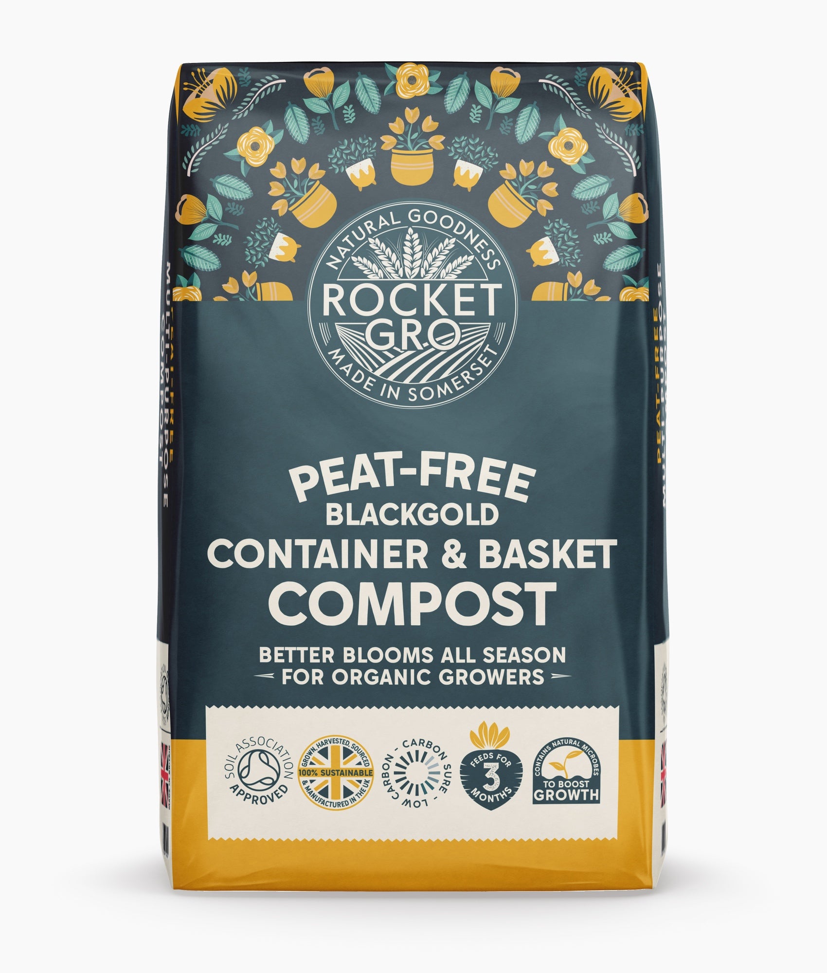 RocketGro Peat-Free Container & Basket Compost 40l
