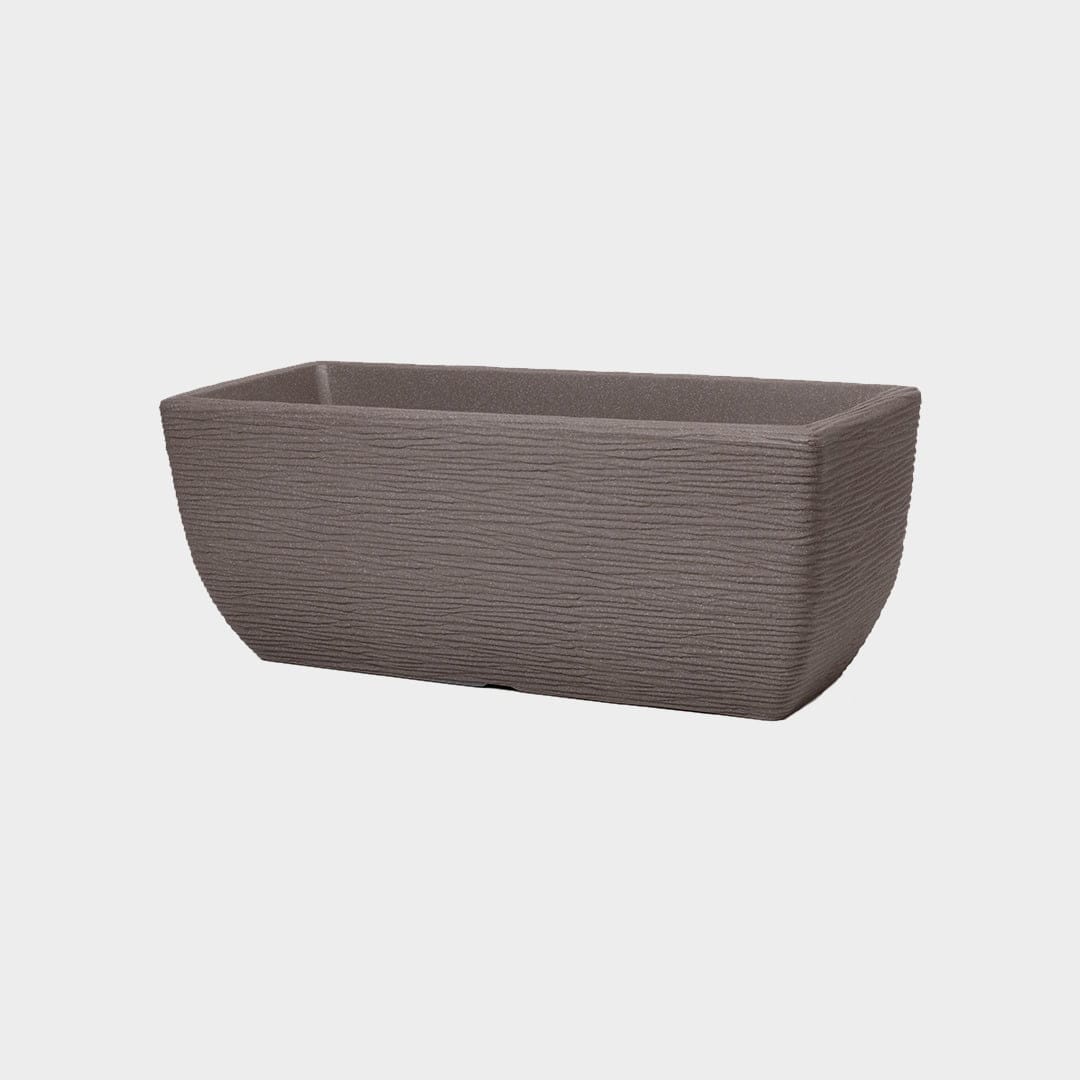 Stewart Plastics Cotswold Planter Trough Dark Brown 60cm