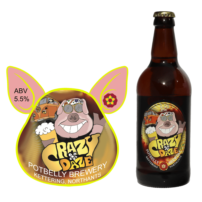 Potbelly Crazy Daze Beer 500ml