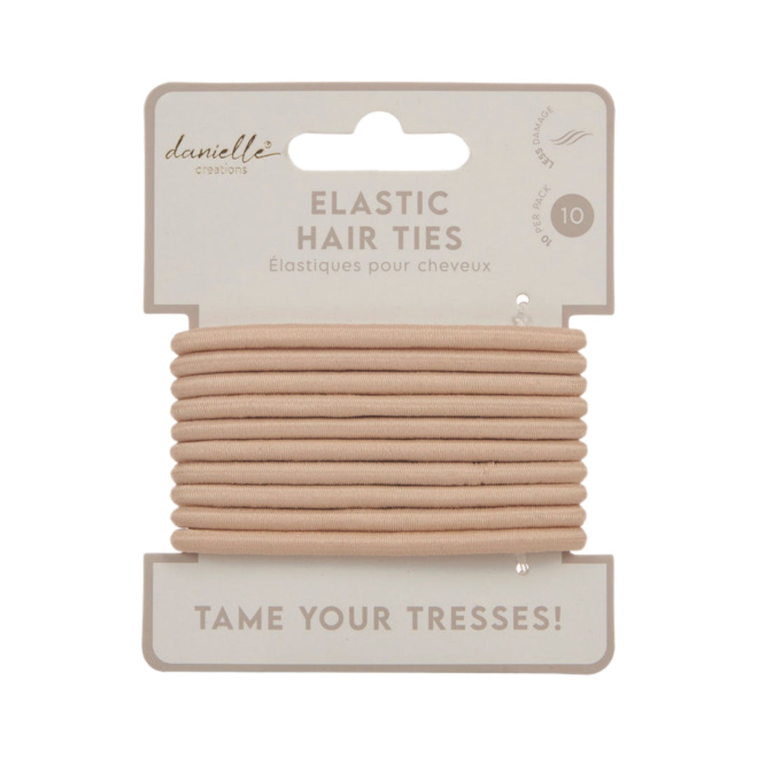 Danielle Creations Elastic Hair Ties 10pc - Blonde