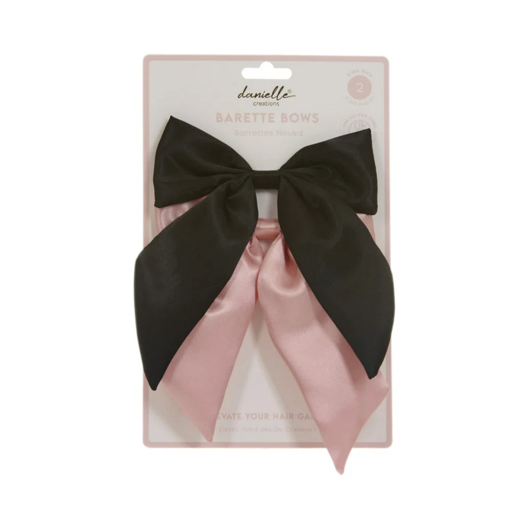 Danielle Creations Large Bow Barette 2 Pack