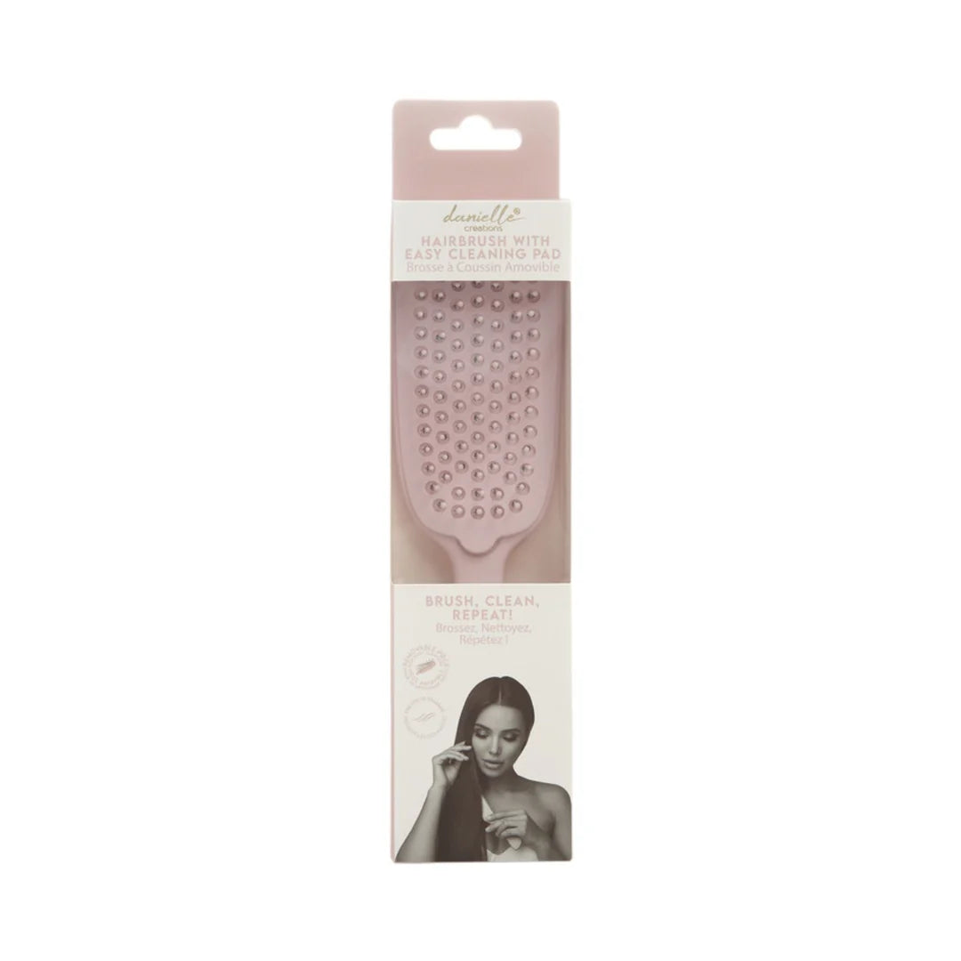 Danielle Creations Hairbrush With Easy Cleaning Pad