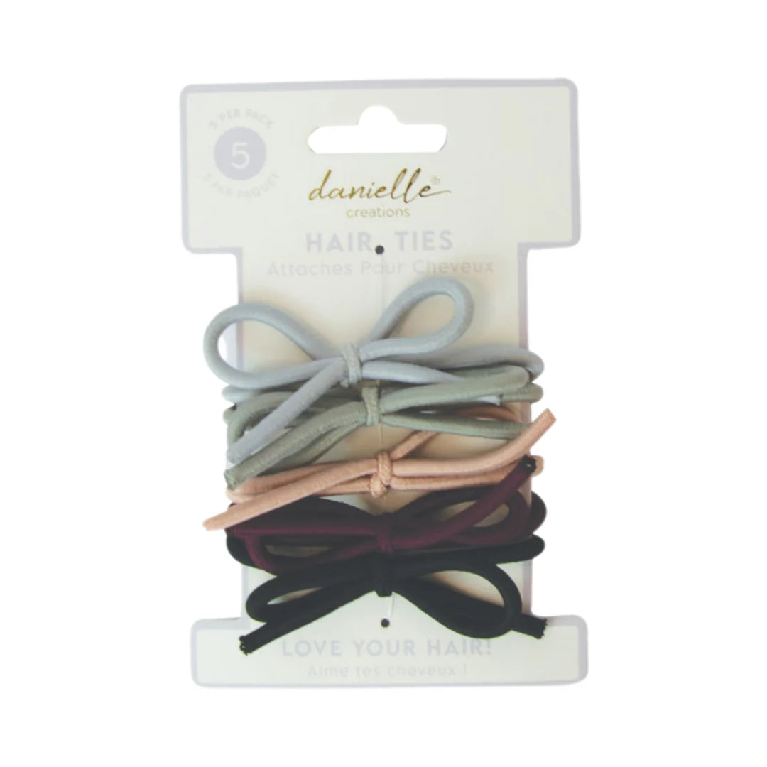 Danielle Creations Bow Hair Ties 5 Pcs