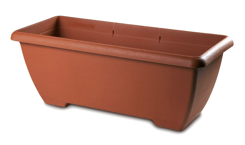 Treadstone Deep Trough with Saucer Terracotta