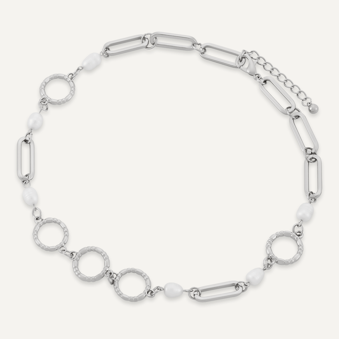 D&X London Audrey Faux Pearls Short Necklace