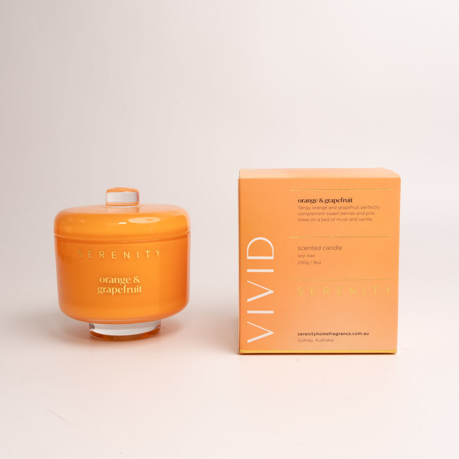 Vivid Serenity Orange & Grapefruit 230g Candle