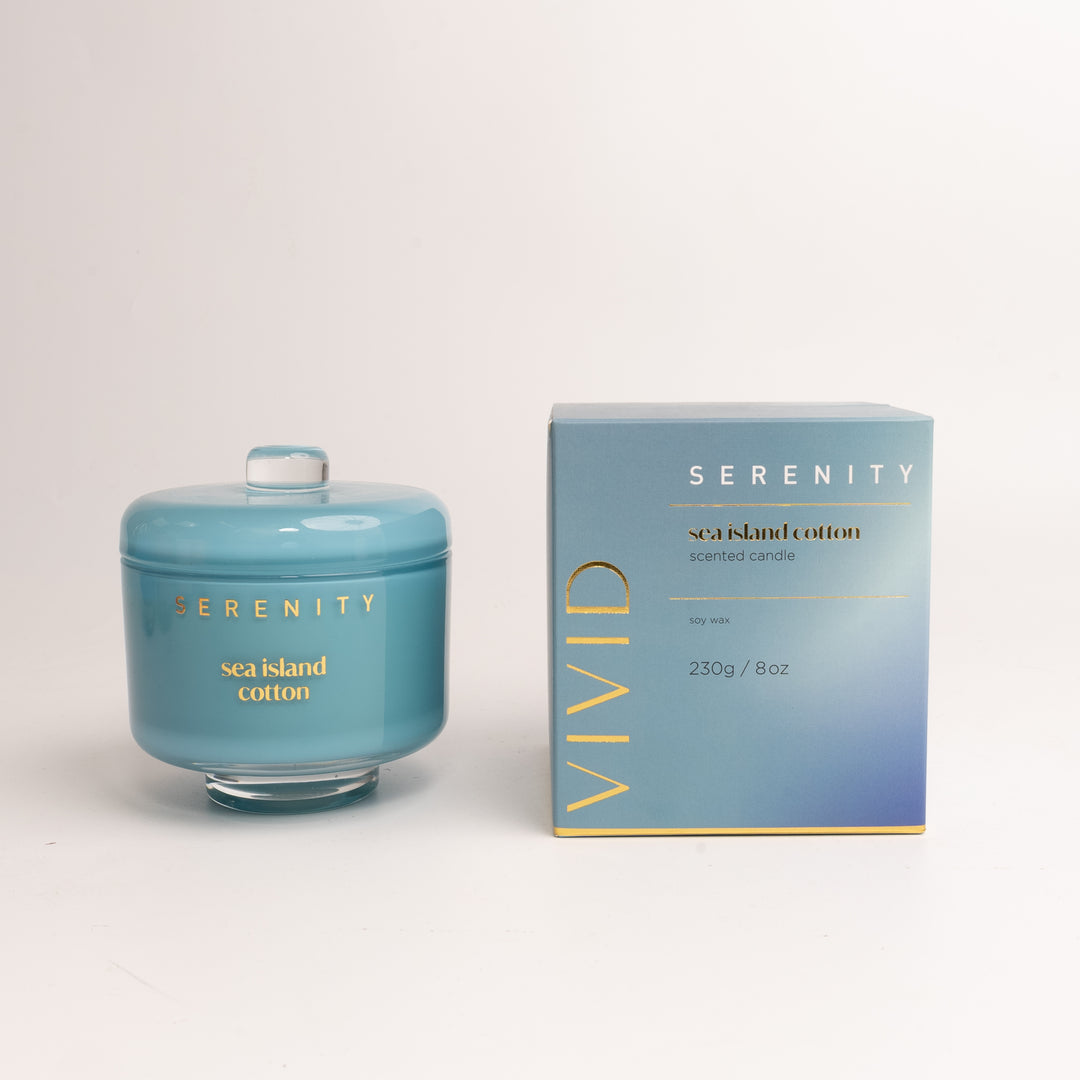Vivid Sea Island Cotton 230g Candle