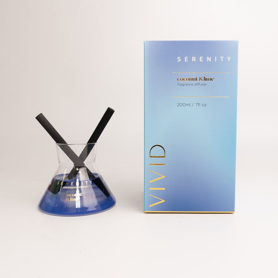 Vivid Serenity Coconut and Lime 200ml Diffuser
