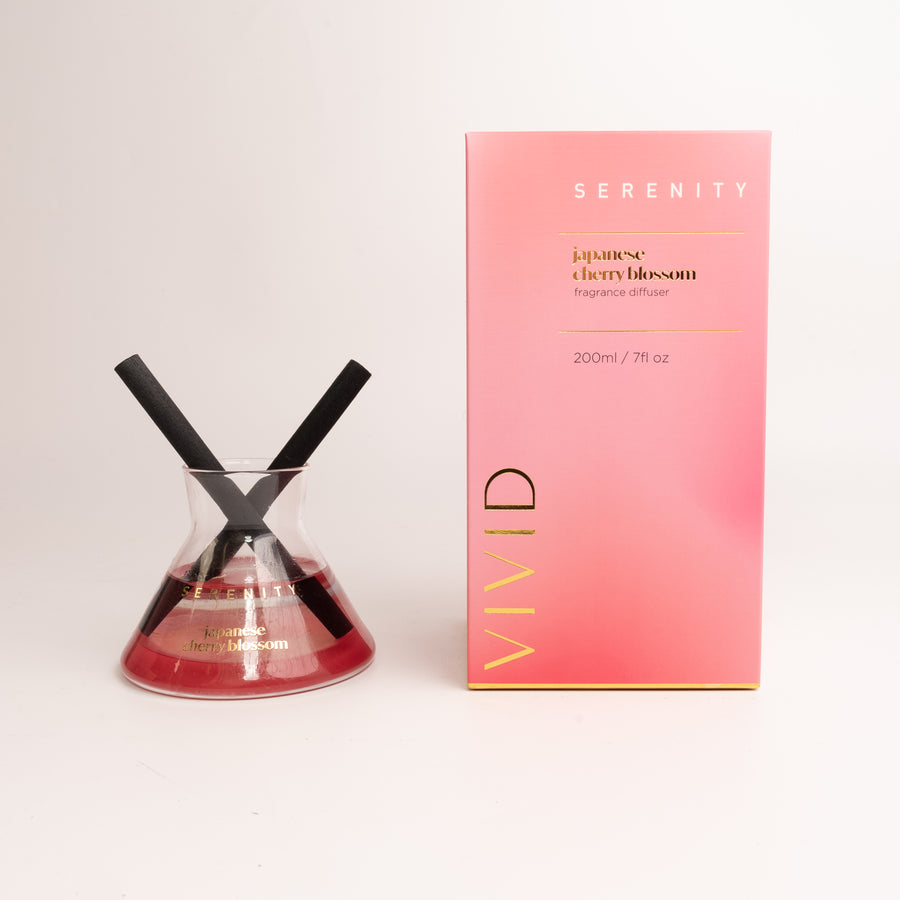 Vivid Serenity Japanese Cherry Blossom 200ml Diffuser