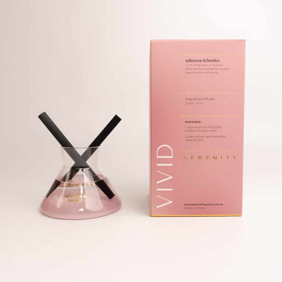 Vivid Serenity Tuberose & Berries 200ml Diffuser