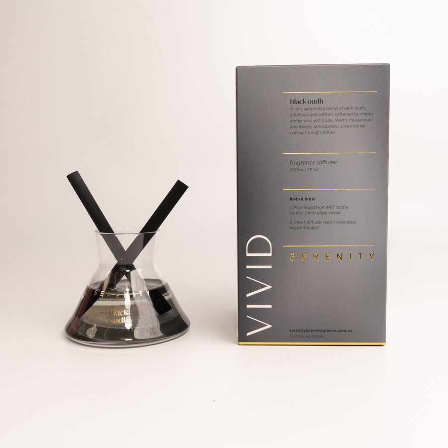 Vivid Serenity Black Oudh 200ml Diffuser
