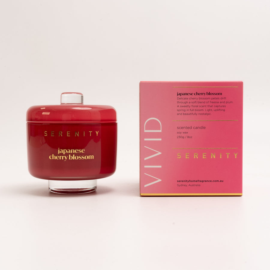 Vivid Serenity Japanese Cherry Blossom 230g Candle