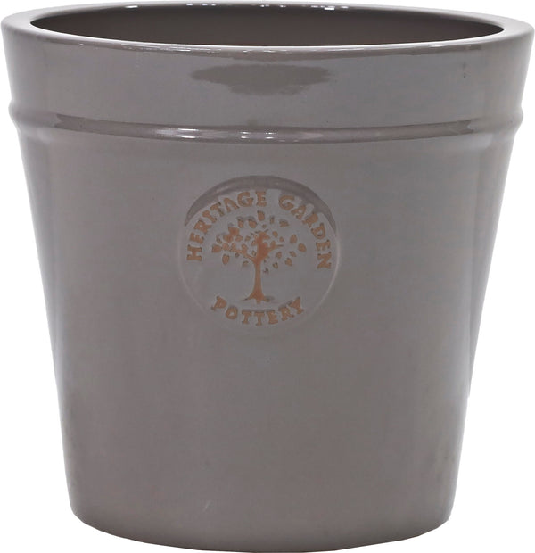 Woodlodge Edward Conical Fosil Grey Pot