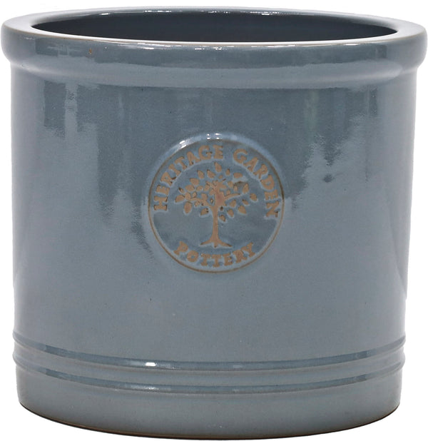 Woodlodge Edward Cylinder Stone Blue Pot