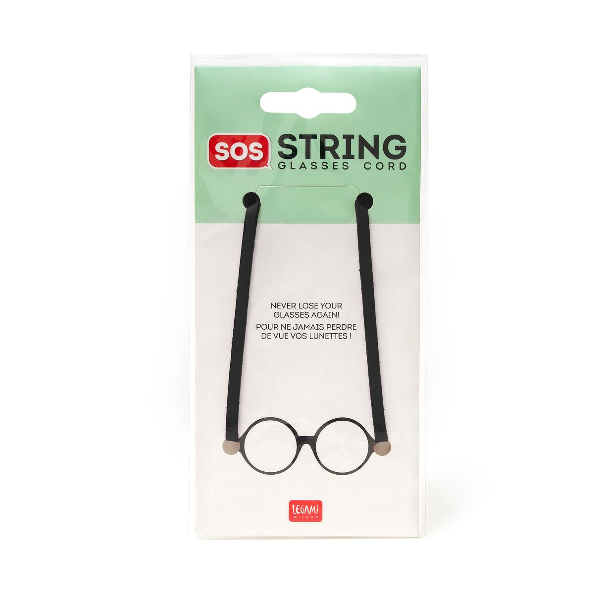 Legami SOS String Glasses Cord Black