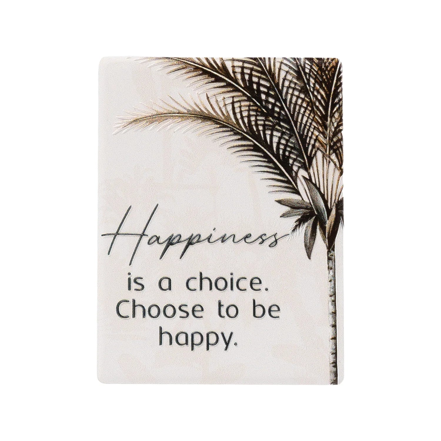 Splosh Exotic 'Happiness' Ceramic Magnet