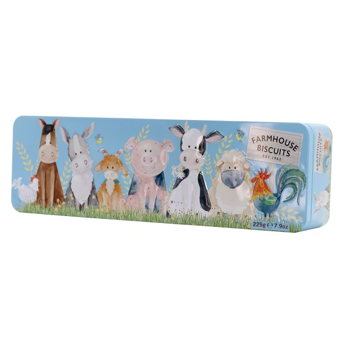 Farmhouse Biscuits Farmyard Oat Crumbles Tin 225g