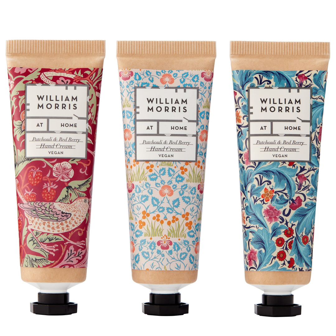 William Morris Strawberry Thief Patchouli & Red Berry Hand Cream Library