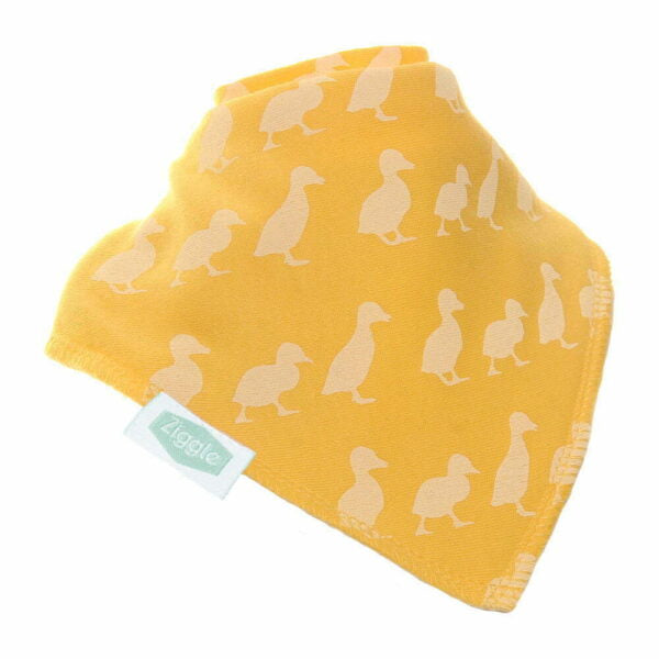 Ziggle Yellow Waddling Ducks Bib