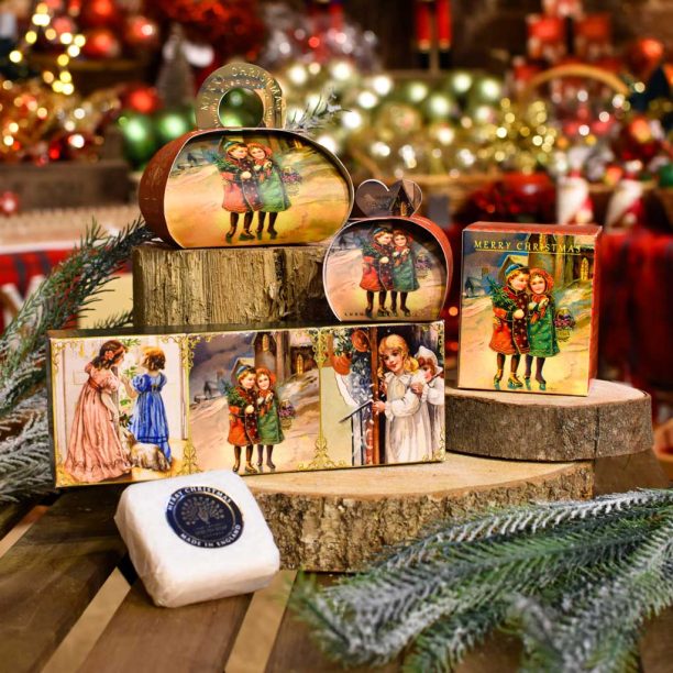 The English Soap Company Victorian Christmas Triple Soap Gift Box