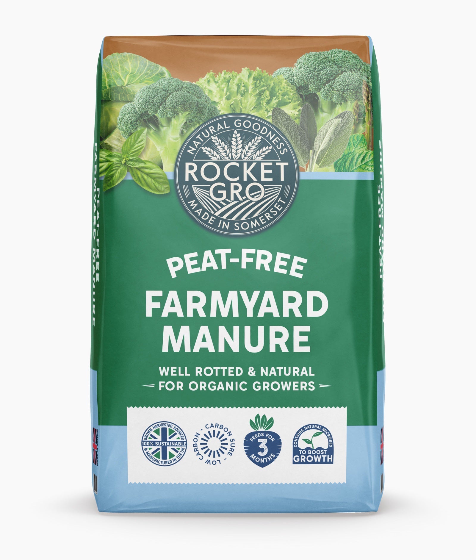 RocketGro Peat-Free Farmyard Manure 40L