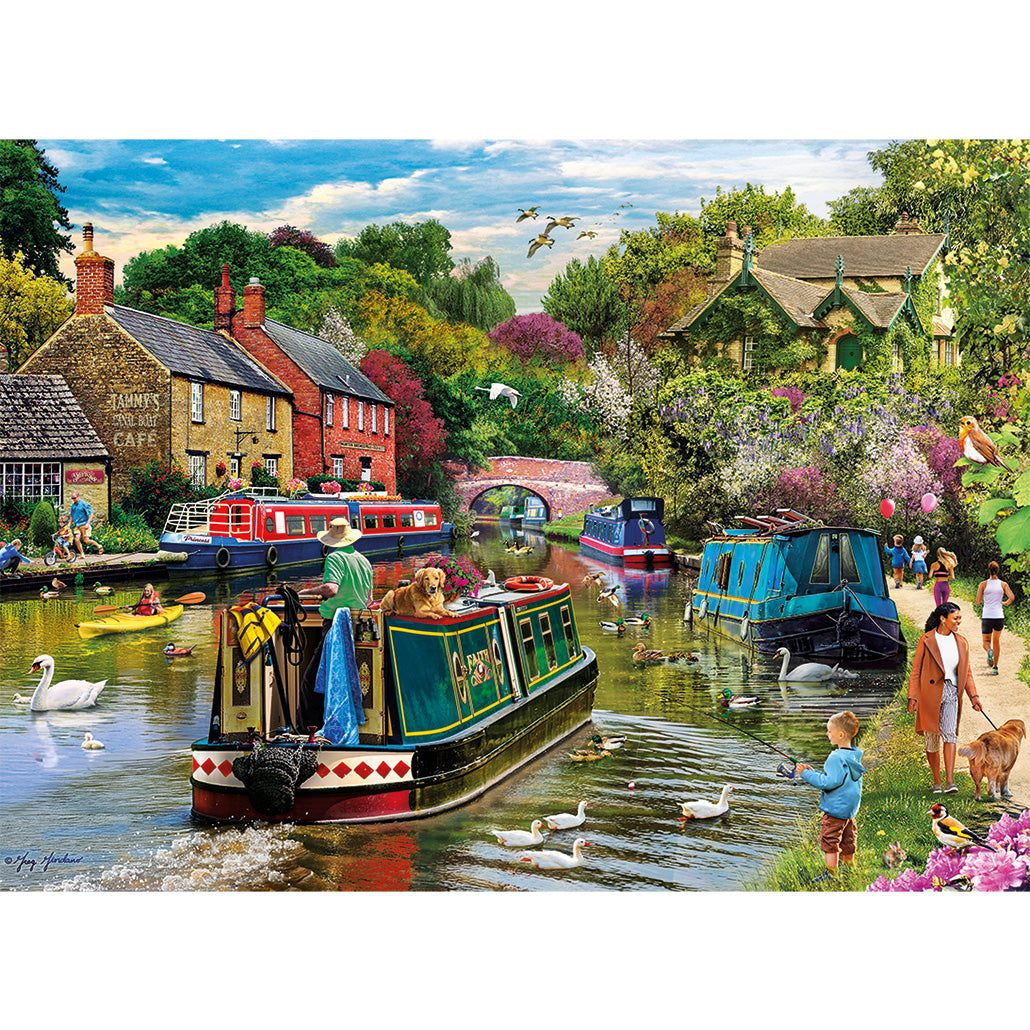Gibsons River Retreat 500 Piece Jigsaw Puzzle