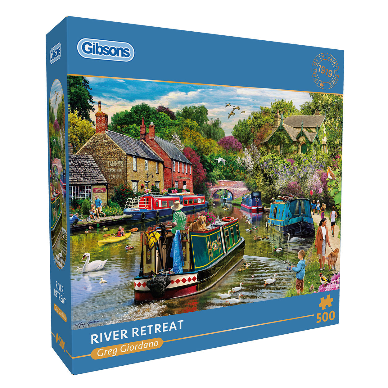 Gibsons River Retreat 500 Piece Jigsaw Puzzle