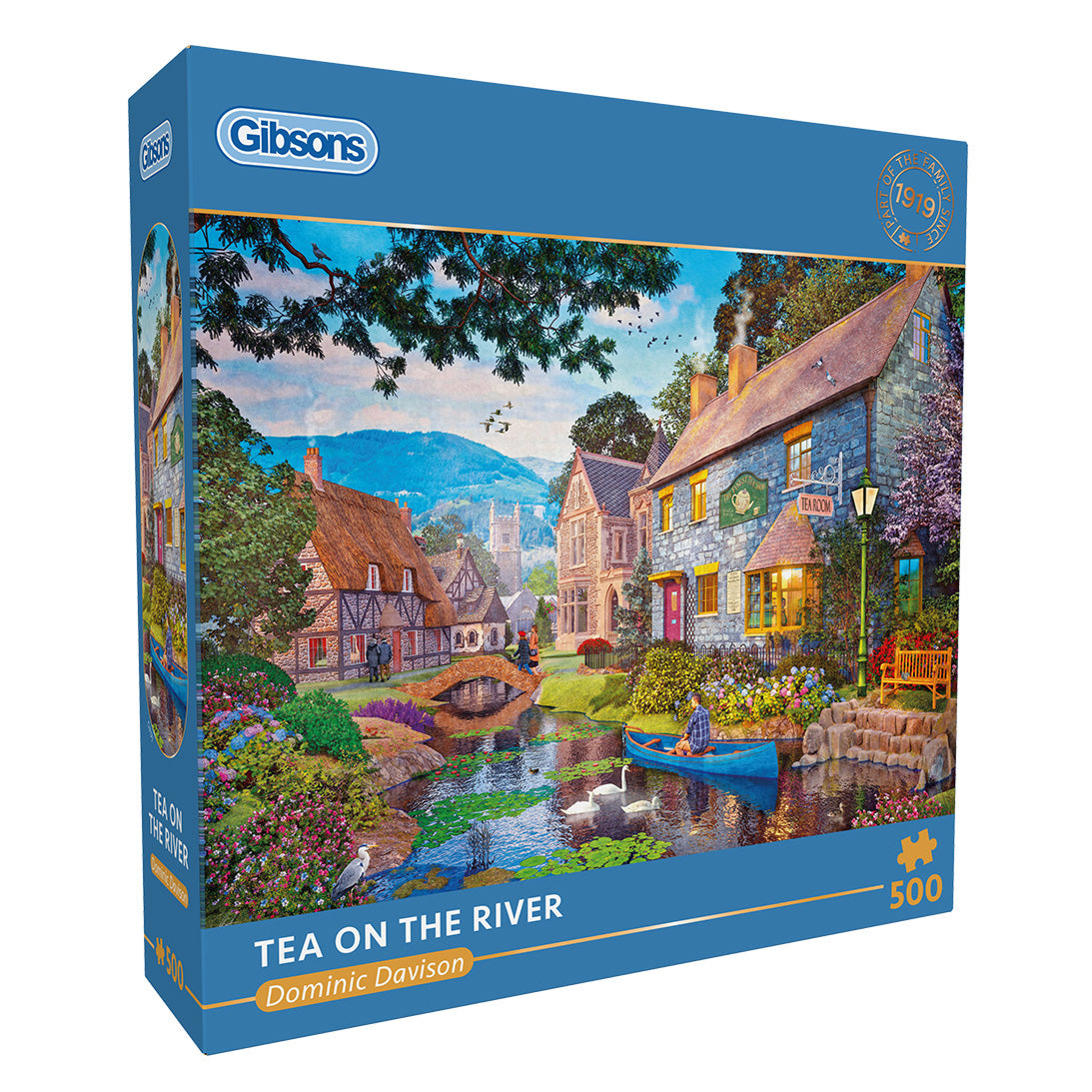 Gibsons Tea on the River 500 Piece Jigsaw Puzzle