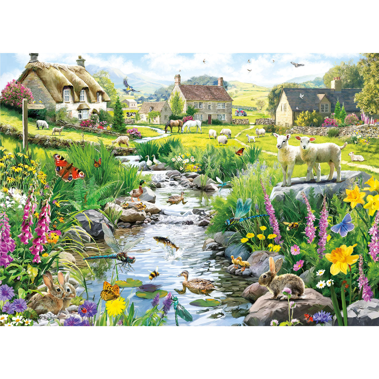 Gibsons Babbling Brook 500 XL Piece Jigsaw Puzzle