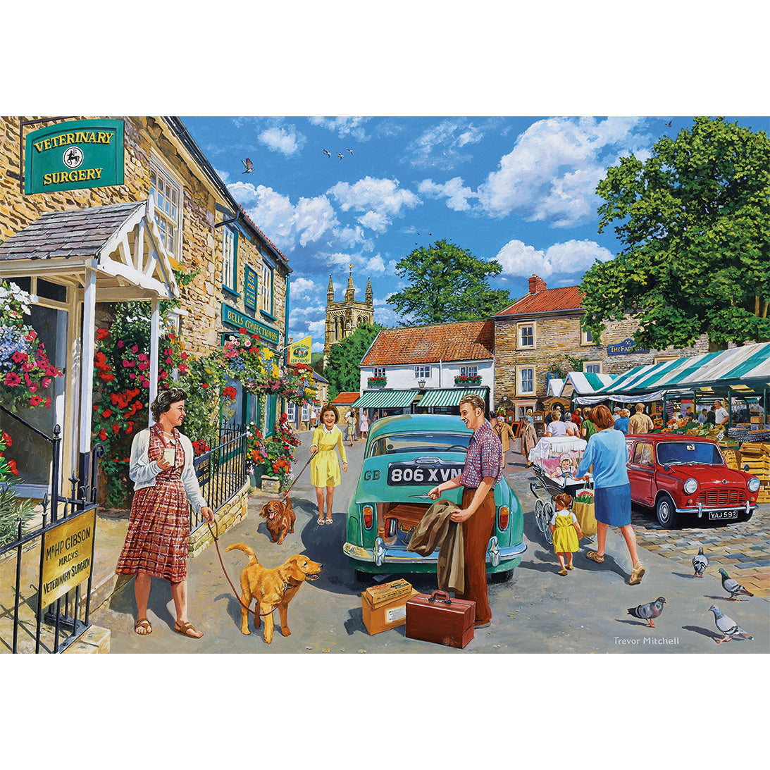 Gibsons Call the Vet 4 x 500 Piece Jigsaw Puzzles