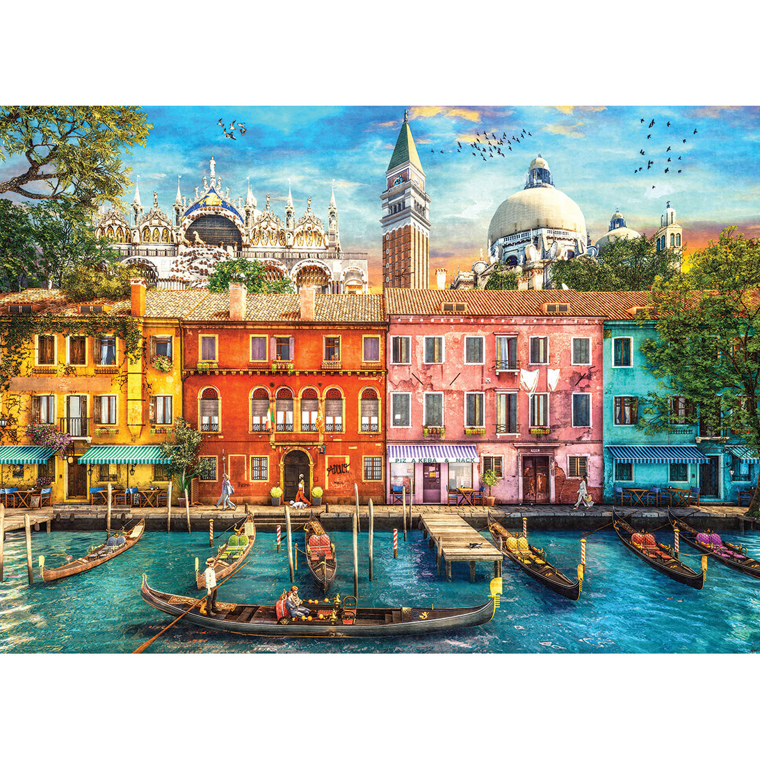 Gibsons Colours of Venice 1000 Piece Jigsaw Puzzle