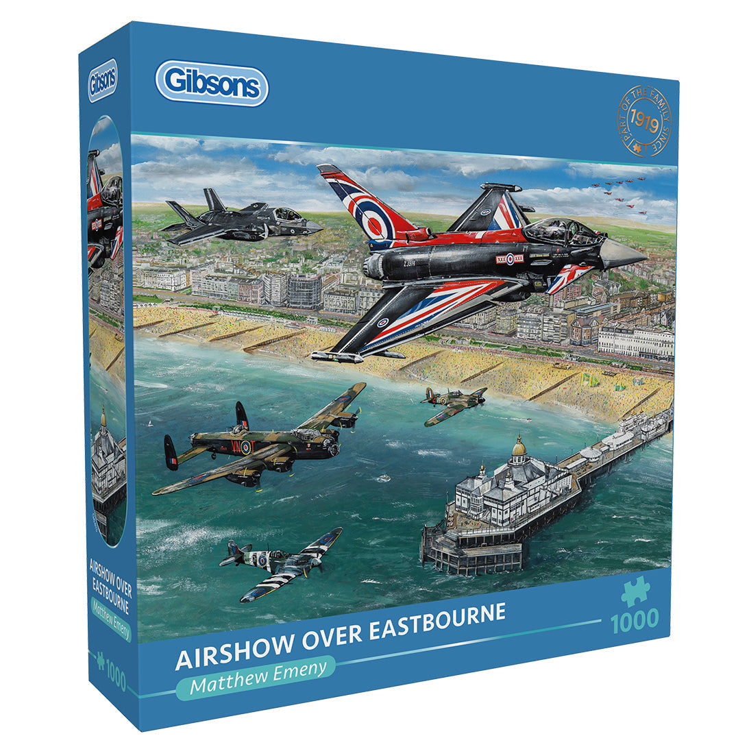 Gibsons Airshow Over Eastbourne 1000 Piece Jigsaw Puzzle