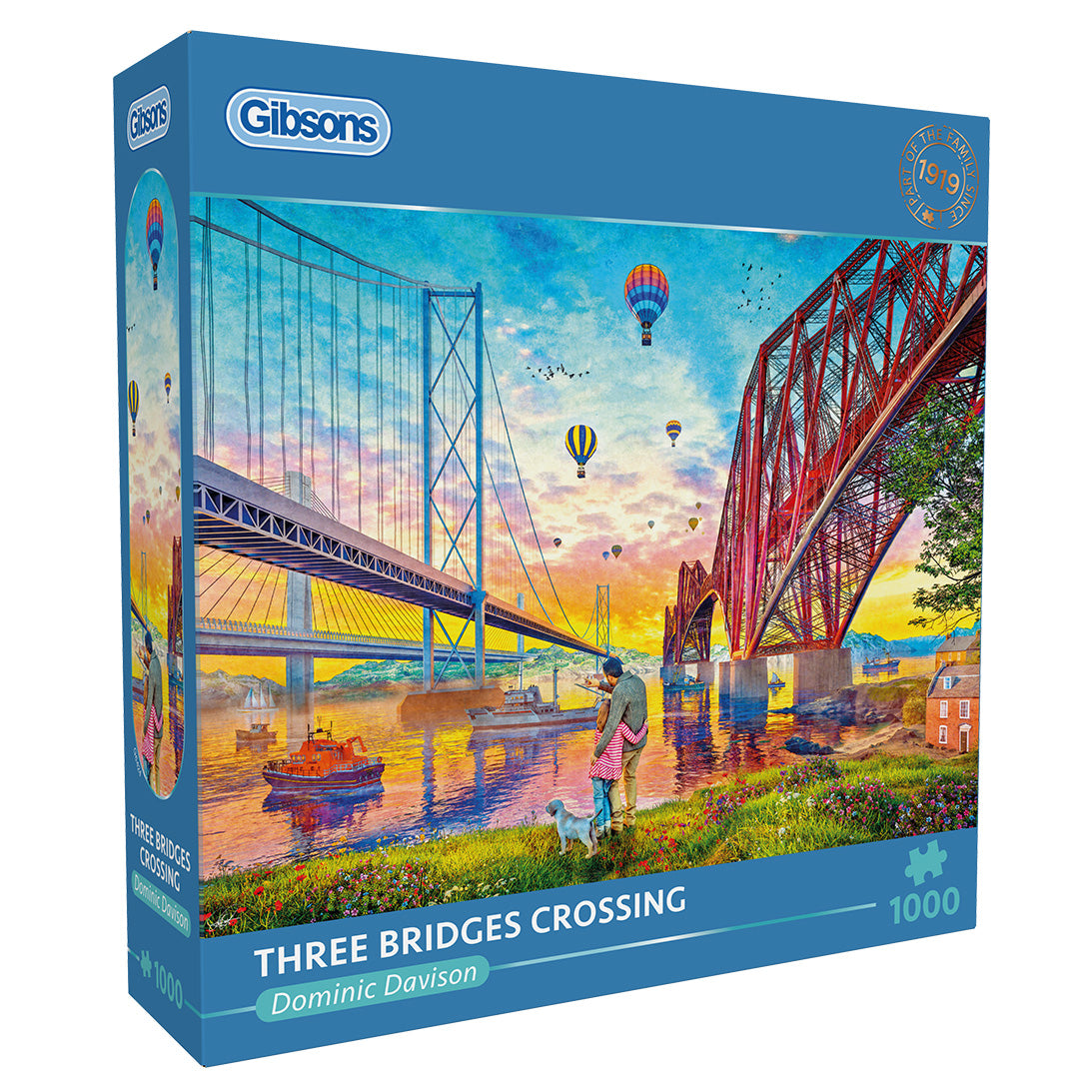 Gibsons Three Bridges Crossing 1000 Piece Jigsaw Puzzle