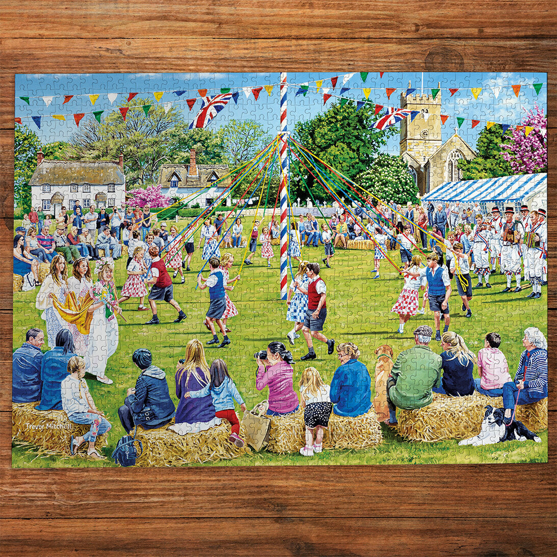 Gibsons Around the Maypole 1000 Piece Jigsaw Puzzle