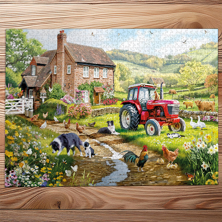 Gibsons Macneil Farm 1000 Piece Jigsaw Puzzle