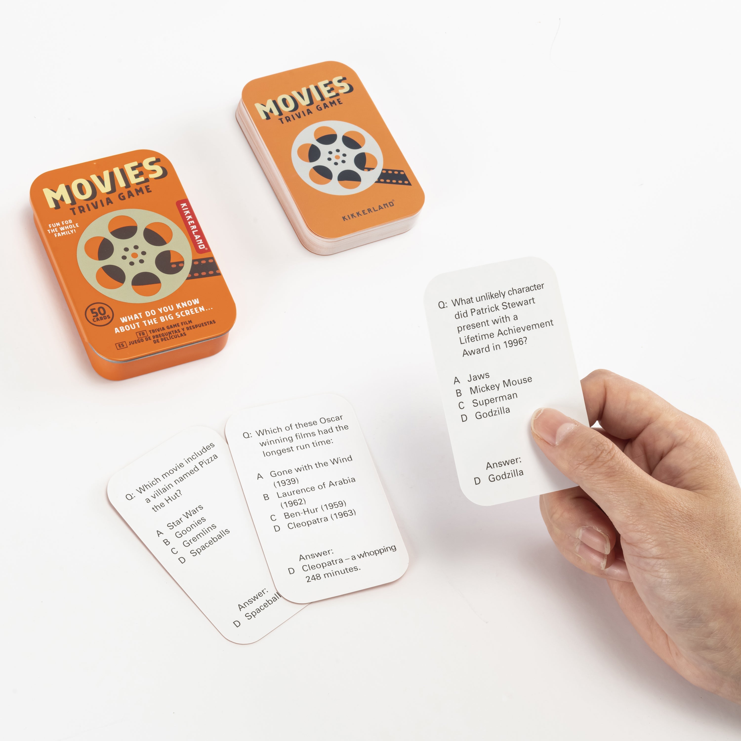 Kikkerland Movies Trivia Game